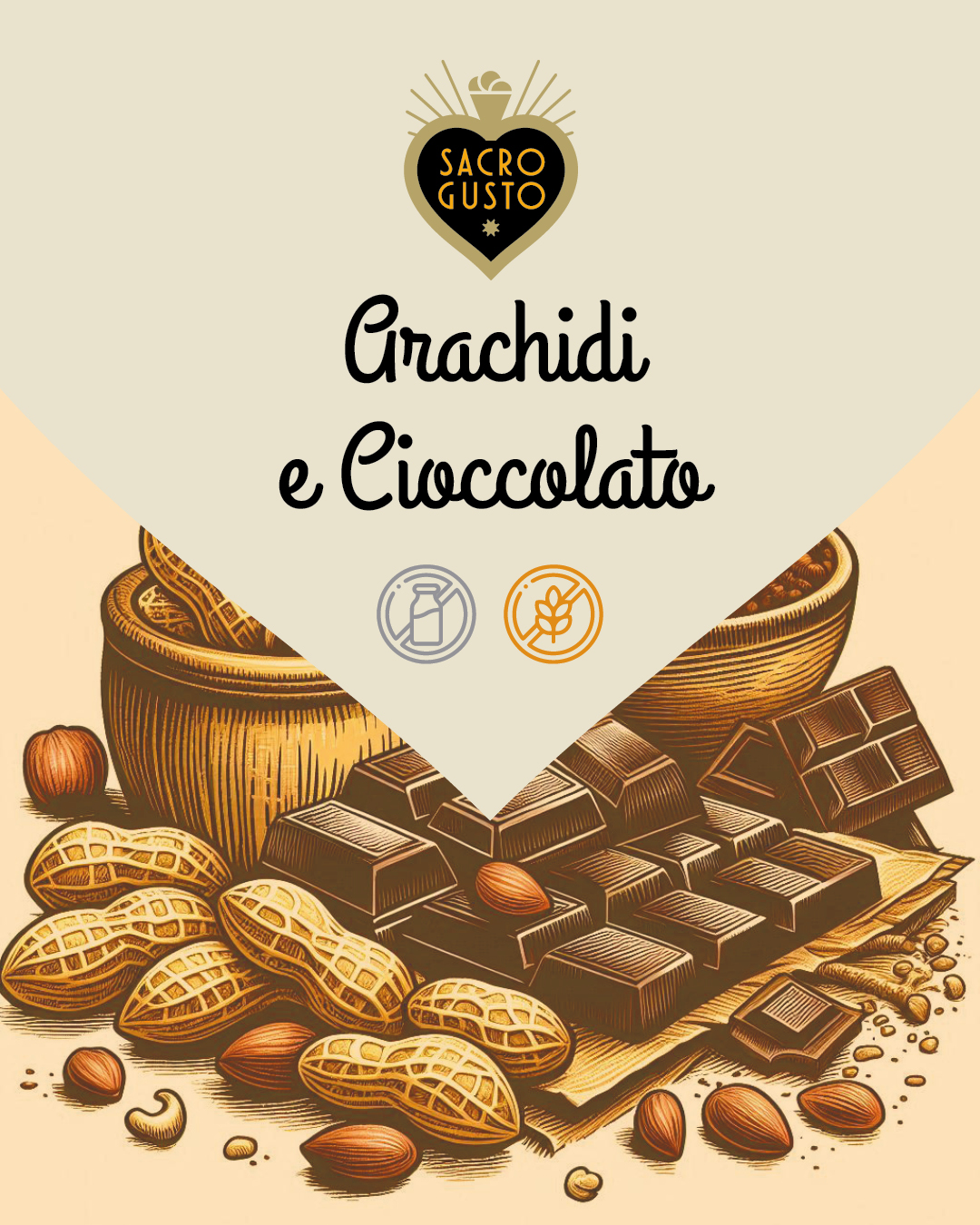 Sacro Gusto - Arachidi e cioccolato