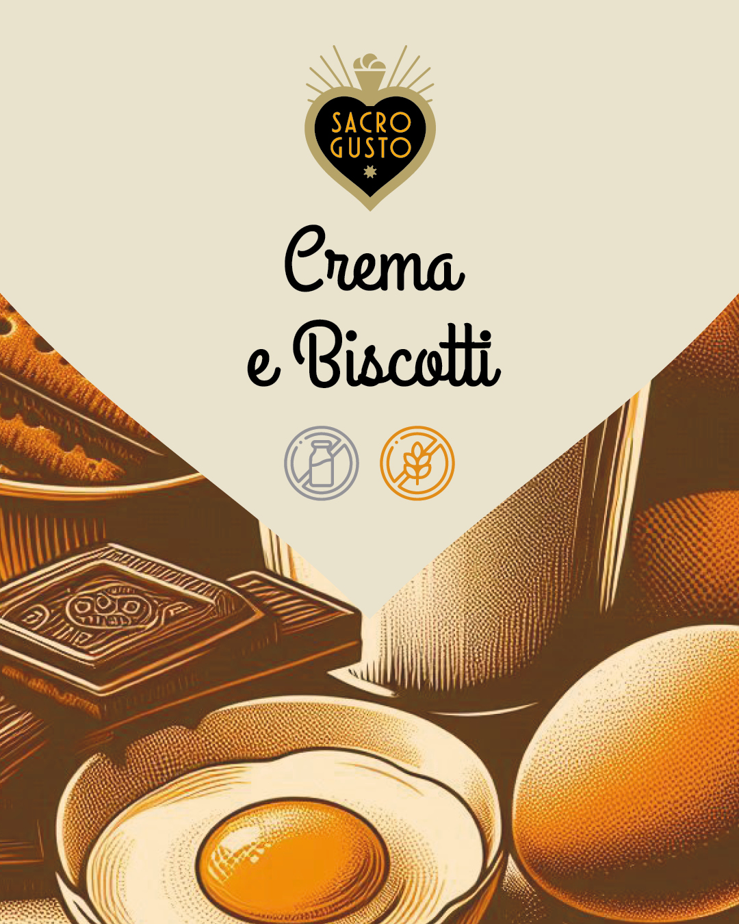 Sacro Gusto - Crema e biscotti