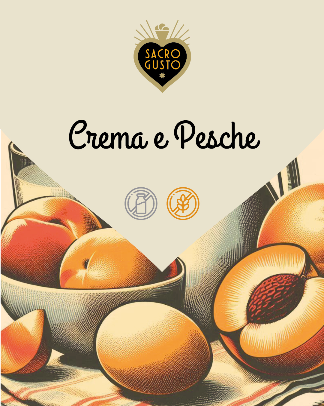 Sacro Gusto - Crema e pesche